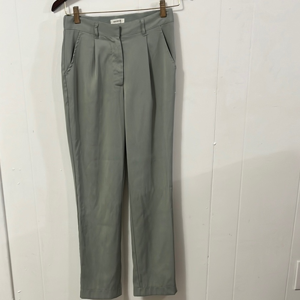XS Max Studio Green Straight Leg Pant